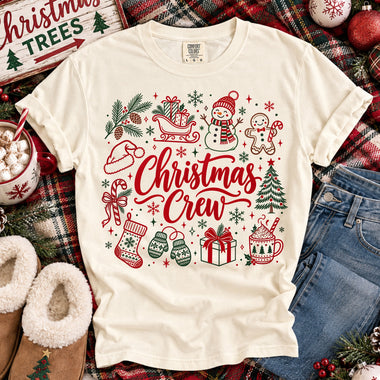Christmas Crew DTF Transfer DTF Heat Press Transfer from Sweet Tee Transfers