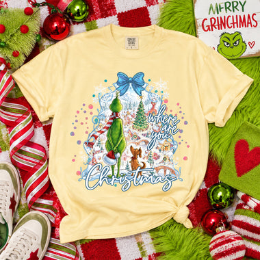 Where Are You Christmas DTF Transfer DTF Heat Press Transfer from Sweet Tee Transfers