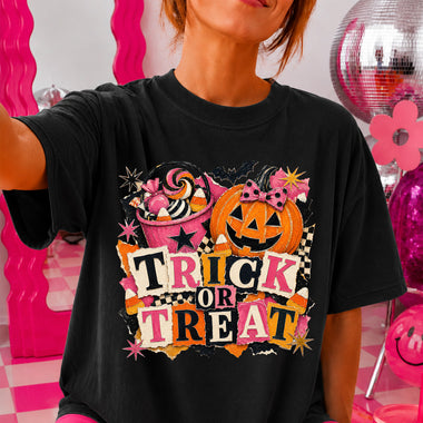 Trick or Treat DTF Transfer DTF Heat Press Transfer from Sweet Tee Transfers