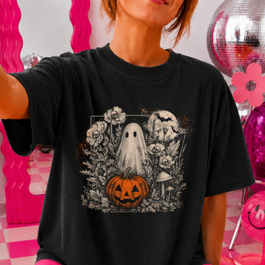 Halloween Fall Ghost DTF Transfer DTF Heat Press Transfer from Sweet Tee Transfers