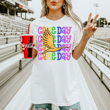 Cranes School Mascot DTF Transfer – Game Day DTF Heat Press Transfer from Sweet Tee Transfers