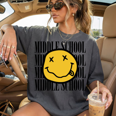 Nirvana Middle School DTF Transfer DTF Heat Press Transfer from Sweet Tee Transfers