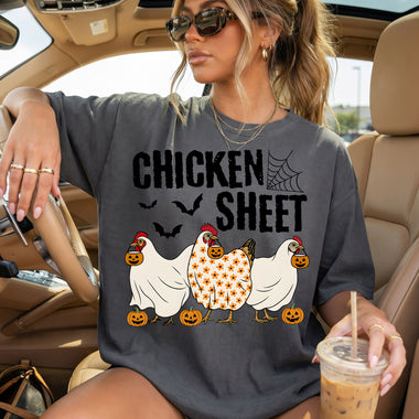Chicken Sheet Halloween DTF Transfer DTF Heat Press Transfer from Sweet Tee Transfers