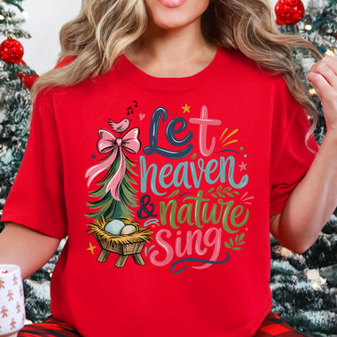 Let Heaven and Nature Sing Pastel DTF Transfer DTF Heat Press Transfer from Sweet Tee Transfers