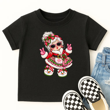 Lil Miss Claus DTF Transfer DTF Heat Press Transfer from Sweet Tee Transfers