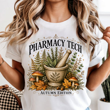 Pharmacy Tech Autumn Edition DTF Transfer DTF Heat Press Transfer from Sweet Tee Transfers