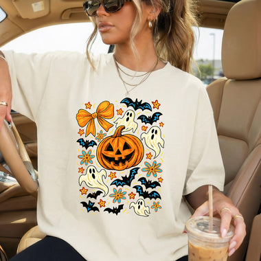 Pumpkin Collage DTF Transfer DTF Heat Press Transfer from Sweet Tee Transfers