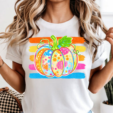 Pumpkin Bright Color DTF Transfer DTF Heat Press Transfer from Sweet Tee Transfers