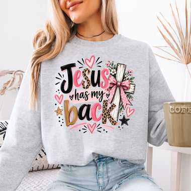 Jesus Has My Back DTF Transfer DTF Heat Press Transfer from Sweet Tee Transfers