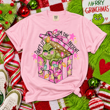 I'm the Present Grinch DTF Transfer DTF Heat Press Transfer from Sweet Tee Transfers