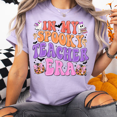 In My Spooky Teacher Era DTF Transfer DTF Heat Press Transfer from Sweet Tee Transfers