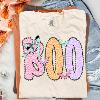 Lace Boo DTF Transfer DTF Heat Press Transfer from Sweet Tee Transfers