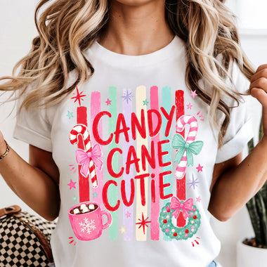 Candy Cane Cutie DTF Transfer DTF Heat Press Transfer from Sweet Tee Transfers