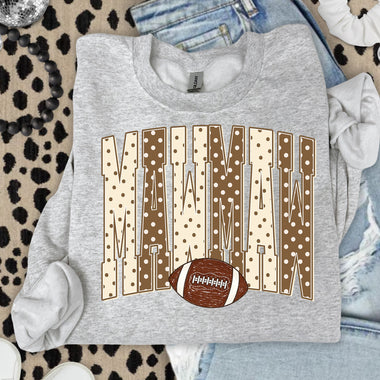 Mawmaw Football Polka Dot DTF Transfer DTF Heat Press Transfer from Sweet Tee Transfers