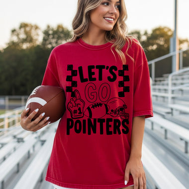 Let's Go Pointers School Mascot DTF Transfer DTF Heat Press Transfer from Sweet Tee Transfers