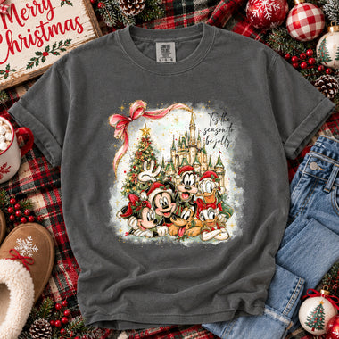 Tis the Season to Be Jolly Mouse DTF Transfer DTF Heat Press Transfer from Sweet Tee Transfers