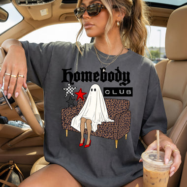 Homebody Club Ghost DTF Transfer DTF Heat Press Transfer from Sweet Tee Transfers