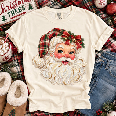 Santa Head DTF Transfer DTF Heat Press Transfer from Sweet Tee Transfers