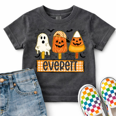 Custom Boy Halloween Popsicles DTF Transfer DTF Heat Press Transfer from Sweet Tee Transfers