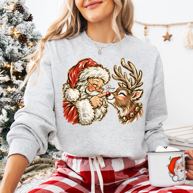 Santa Boop Color DTF Transfer DTF Heat Press Transfer from Sweet Tee Transfers