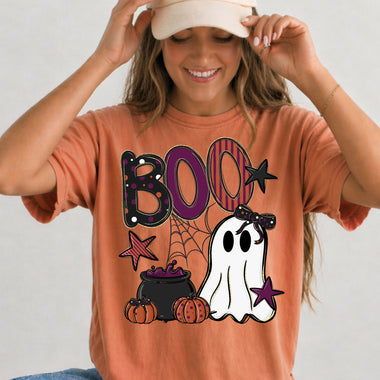 Boo Ghostie DTF Transfer DTF Heat Press Transfer from Sweet Tee Transfers