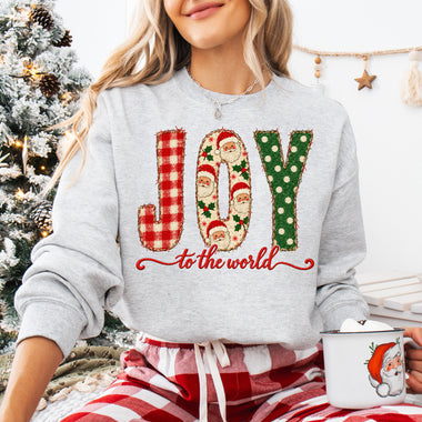 Joy to the World Retro DTF Transfer DTF Heat Press Transfer from Sweet Tee Transfers