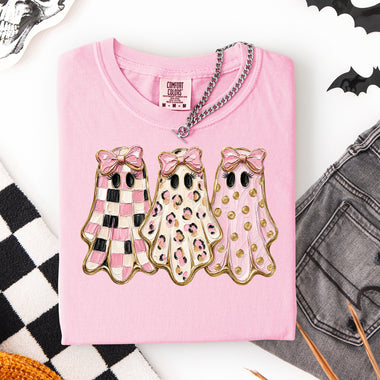 Ghosts Preppy Coquette Bow Brushstrokes DTF Transfer DTF Heat Press Transfer from Sweet Tee Transfers