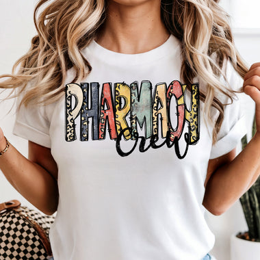 Pharmacy Crew DTF Transfer DTF Heat Press Transfer from Sweet Tee Transfers