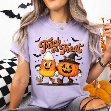 Trick or Treat DTF Transfer DTF Heat Press Transfer from Sweet Tee Transfers