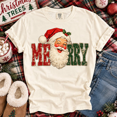 Merry Santa DTF Transfer DTF Heat Press Transfer from Sweet Tee Transfers