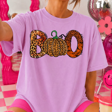BOO Leopard Print DTF Transfer DTF Heat Press Transfer from Sweet Tee Transfers