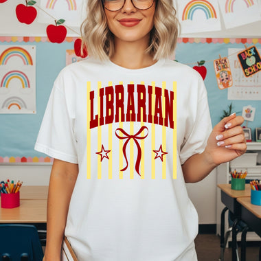 Preppy Librarian DTF Transfer DTF Heat Press Transfer from Sweet Tee Transfers