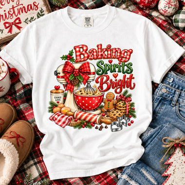Baking Spirits Bright DTF Transfer DTF Heat Press Transfer from Sweet Tee Transfers