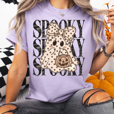 Spooky Ghost DTF Transfer DTF Heat Press Transfer from Sweet Tee Transfers