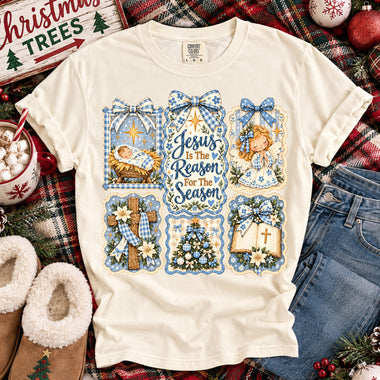 Jesus Is the Reason for the Season DTF Transfer DTF Heat Press Transfer from Sweet Tee Transfers