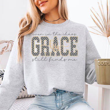 His Grace Still Finds Me DTF Transfer DTF Heat Press Transfer from Sweet Tee Transfers