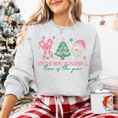 It's the Most Wonderful Time of the Year Christmas DTF Transfer DTF Heat Press Transfer from Sweet Tee Transfers