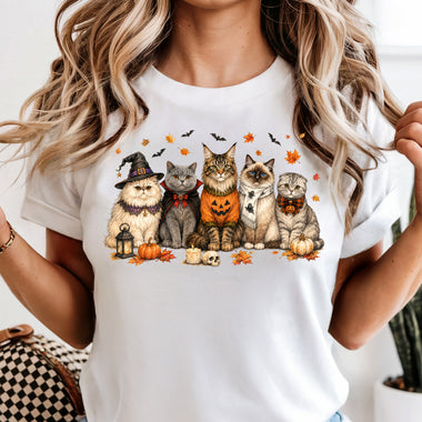 Halloween Cats DTF Transfer DTF Heat Press Transfer from Sweet Tee Transfers