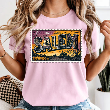 Greetings from Salem DTF Transfer DTF Heat Press Transfer from Sweet Tee Transfers