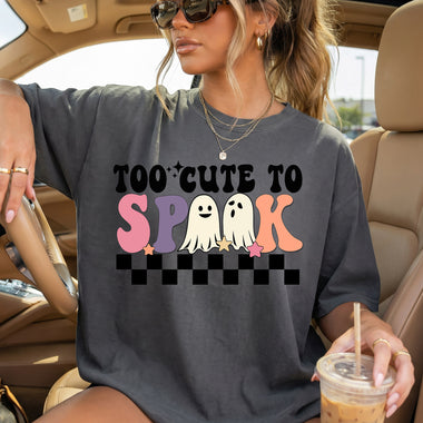 Too Cute to Spook DTF Transfer DTF Heat Press Transfer from Sweet Tee Transfers