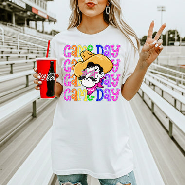 Osu Cowboys School Mascot DTF Transfer – Game Day DTF Heat Press Transfer from Sweet Tee Transfers