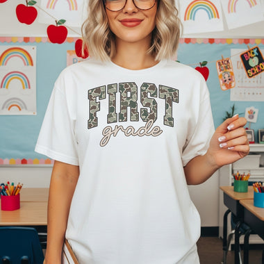 Camo First Grade DTF Transfer DTF Heat Press Transfer from Sweet Tee Transfers