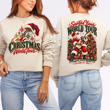 Christmas World Tour DTF Transfer DTF Heat Press Transfer from Sweet Tee Transfers