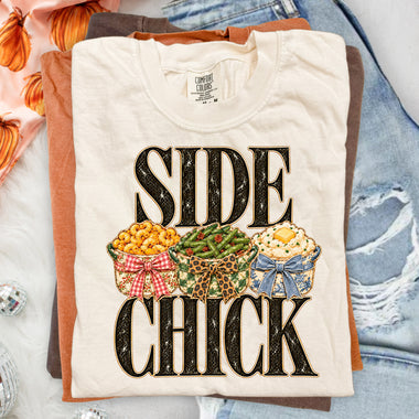 Side Chick Patchwork Sides DTF Transfer DTF Heat Press Transfer from Sweet Tee Transfers