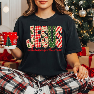 Jesus Is the Reason for the Season Retro DTF Transfer DTF Heat Press Transfer from Sweet Tee Transfers