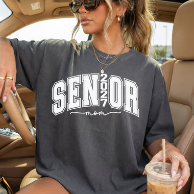 Senior Mom 2027 DTF Transfer DTF Heat Press Transfer from Sweet Tee Transfers