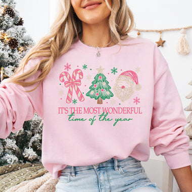It's the Most Wonderful Time of the Year Christmas DTF Transfer DTF Heat Press Transfer from Sweet Tee Transfers