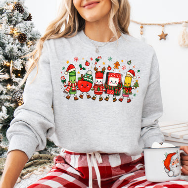 Teacher Christmas DTF Transfer DTF Heat Press Transfer from Sweet Tee Transfers