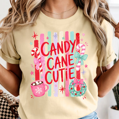 Candy Cane Cutie DTF Transfer DTF Heat Press Transfer from Sweet Tee Transfers