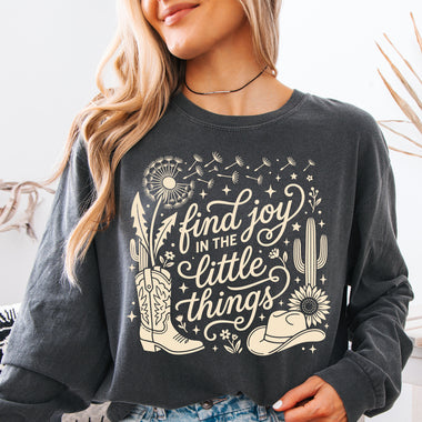 Find Joy in the Little Things DTF Transfer DTF Heat Press Transfer from Sweet Tee Transfers